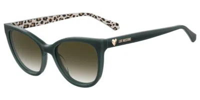 Moschino Love Mol072/s 8hc/9k Women's Sunglasses Green Size 54