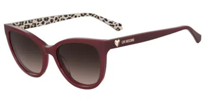 Moschino Love Mol072/s Wgx/ha Women's Sunglasses Red Size 54