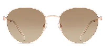 Moschino Love Mol074/s Py3/ha Women's Sunglasses Gold Size 55