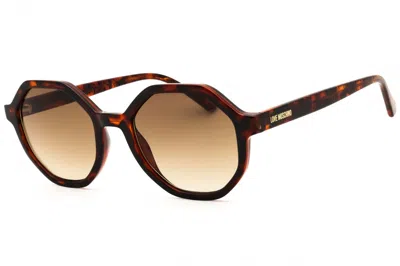 Moschino Love Mol076/s Sunglasses In Brown