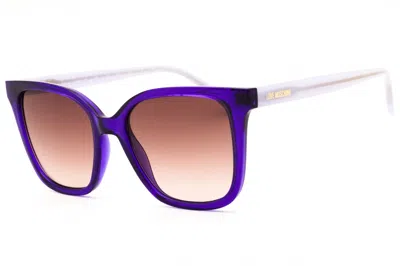 Moschino Love Mol077/s Sunglasses In Purple