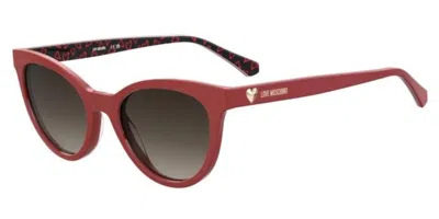 Moschino Love Mol079/s 0hz/ha Women's Sunglasses Red Size 52