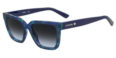 Moschino Love Mol087/s Pjp/9o Occhiali Da Sole Blu Per Donna