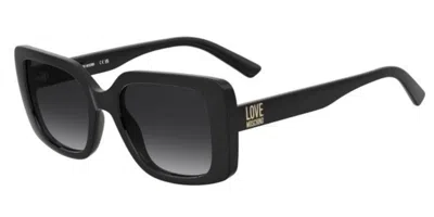 Moschino Love Mol090/s 807/9o Occhiali Da Sole Neri Per Donna In Black