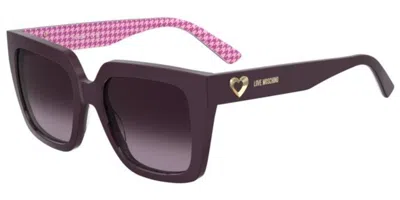 Moschino Love Mol099/s Bpk/dg Women's Sunglasses Purple Size 53