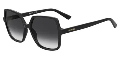 Moschino Love Mol102/s 807/9o Women's Sunglasses Black Size 57