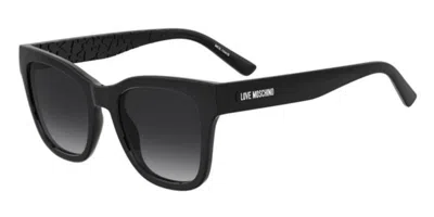Moschino Love Mol104/s 807/9o Women's Sunglasses Black Size 52