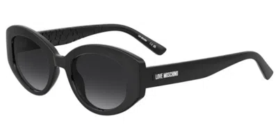 Moschino Love Mol105/s 807/9o Women's Sunglasses Black Size 50