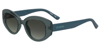 Moschino Love Mol105/s Zi9/ib Women's Sunglasses Blue Size 50