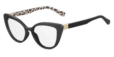 Moschino Love Mol500 7t3 Women's Glasses Black Size 54 - Free Lenses - Blue Light Block Available In Purple