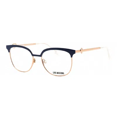 Moschino Love Mol529/sam 0pjp 00 Blue/gold 51mm In Multi