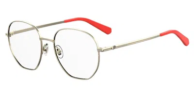 Moschino Love Mol532 1n5 Women's Glasses Gold Size 52 - Free Lenses - Blue Light Block Available