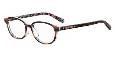 Moschino Love Mol541/f Asian Fit 2vm Women's Glasses Tortoiseshell Size 50 - Free Lenses - Blue Light Block Availa