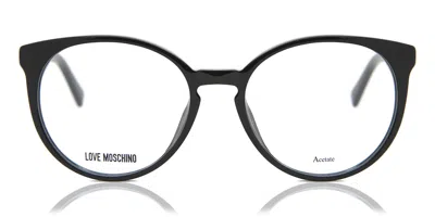 Moschino Love Mol565 807 Women's Glasses Black Size 52 - Free Lenses - Blue Light Block Available