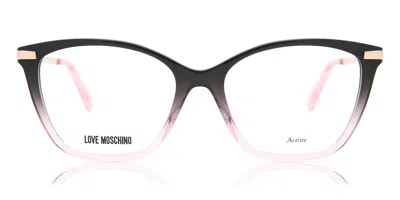 Moschino Love Mol572 3h2 Occhiali Da Vista Rosa Per Donna (solo Montatura) In Multi