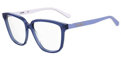 Moschino Love Mol583 Women's Glasses, Blue, Size 55