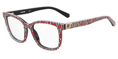 Moschino Love Mol585 7rm Occhiali Da Vista Neri Per Donna (solo Montatura)