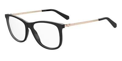 Moschino Love Mol589 807 Occhiali Da Vista Neri Per Donna (solo Montatura) In Black