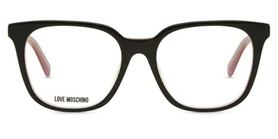 Moschino Love Mol590 807 Occhiali Da Vista Neri Per Donna (solo Montatura) In Black