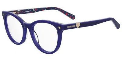 Moschino Love Mol592 Women's Glasses, Blue, Size 51