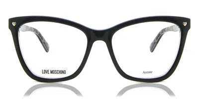 Moschino Love Mol593 Women's Glasses, Clear, Size 54