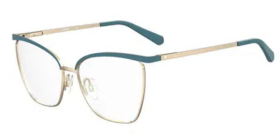 Moschino Love Mol596 Women's Glasses, Green, Size 56