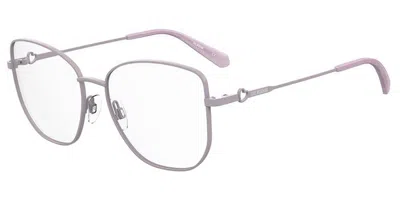 Moschino Love Mol601 Women's Glasses, Purple, Size 55