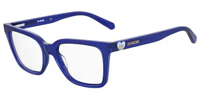 Moschino Love Mol603 Women's Glasses, Blue, Size 52