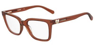 Moschino Love Mol603 Fmp Women's Glasses Brown Size 52 - Free Lenses - Blue Light Block Available