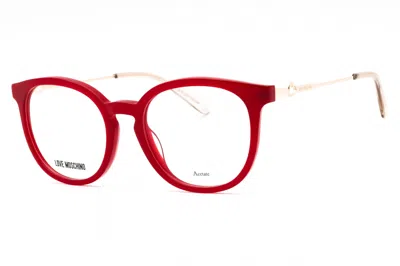 Moschino Love Mol607tn Round-frame Red Eyeglasses