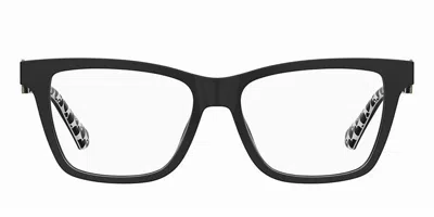 Moschino Love Mol610 807 Women's Glasses Black Size 52 - Free Lenses - Blue Light Block Available