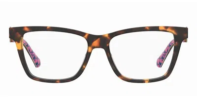 Moschino Love Mol610 Women's Glasses, Tortoiseshell, Size 52 In Brown