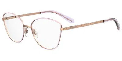 Moschino Love Mol625 Women's Glasses, Gold, Size 54
