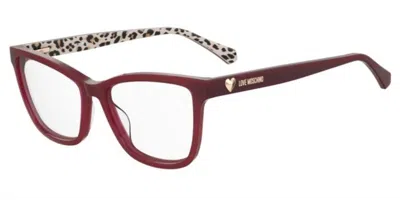 Moschino Love Mol632 Women's Glasses, Red, Size 54