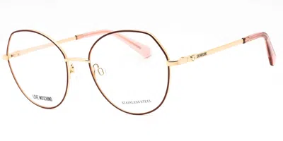 Moschino Love Mol634 Women's Glasses, Burgundy, Size 55