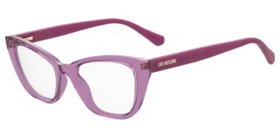 Moschino Love Mol636 Women's Glasses, Purple, Size 52
