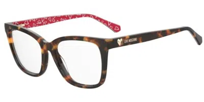 Moschino Love Mol638 2vm Women's Glasses Tortoiseshell Size 54 - Free Lenses - Blue Light Block Available In Black