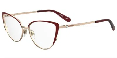 Moschino Love Mol641 Women's Glasses, Burgundy, Size 57