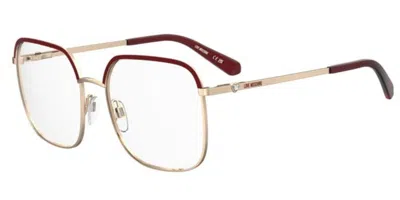 Moschino Love Mol642 Women's Glasses, Gold, Size 56