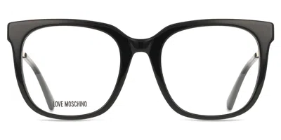 Moschino Love Mol643 807 Women's Glasses Black Size 53 - Free Lenses - Blue Light Block Available