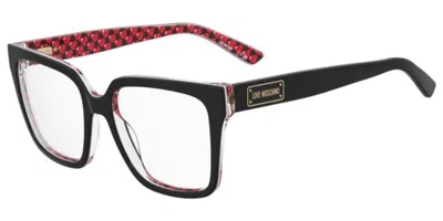 Moschino Love Mol648 Uyy Occhiali Da Vista Neri Per Donna (solo Montatura)
