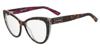 Moschino Love Mol649 2vl Occhiali Da Vista Tartarugatishell Per Donna (solo Montatura)