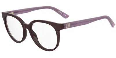 Moschino Love Mol658 0t7 Occhiali Da Vista Purple Per Donna (solo Montatura)