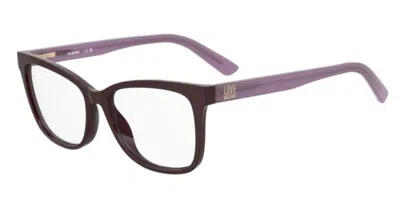 Moschino Love Mol660 0t7 Occhiali Da Vista Purple Per Donna (solo Montatura)