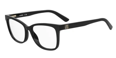 Moschino Love Mol660 807 Occhiali Da Vista Neri Per Donna (solo Montatura) In Black