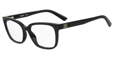Moschino Love Mol669 807 Occhiali Da Vista Neri Per Donna (solo Montatura) In Black