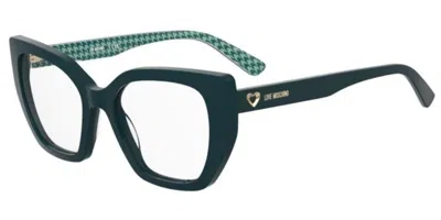 Moschino Love Mol672 Women's Glasses, Green, Size 53