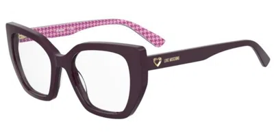 Moschino Love Mol672 Women's Glasses, Purple, Size 53