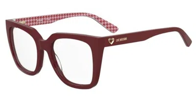 Moschino Love Mol673 Women's Glasses, Red, Size 54
