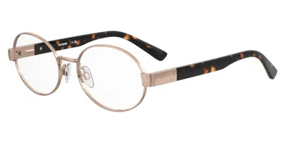 Moschino Love Mol676 Ddb Women's Glasses Gold Size 55 - Free Lenses - Blue Light Block Available